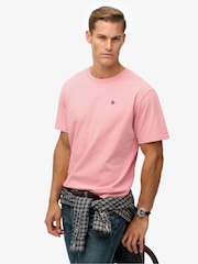 Superdry Pink Essentials Relaxed T-Shirt - Image 1 of 5