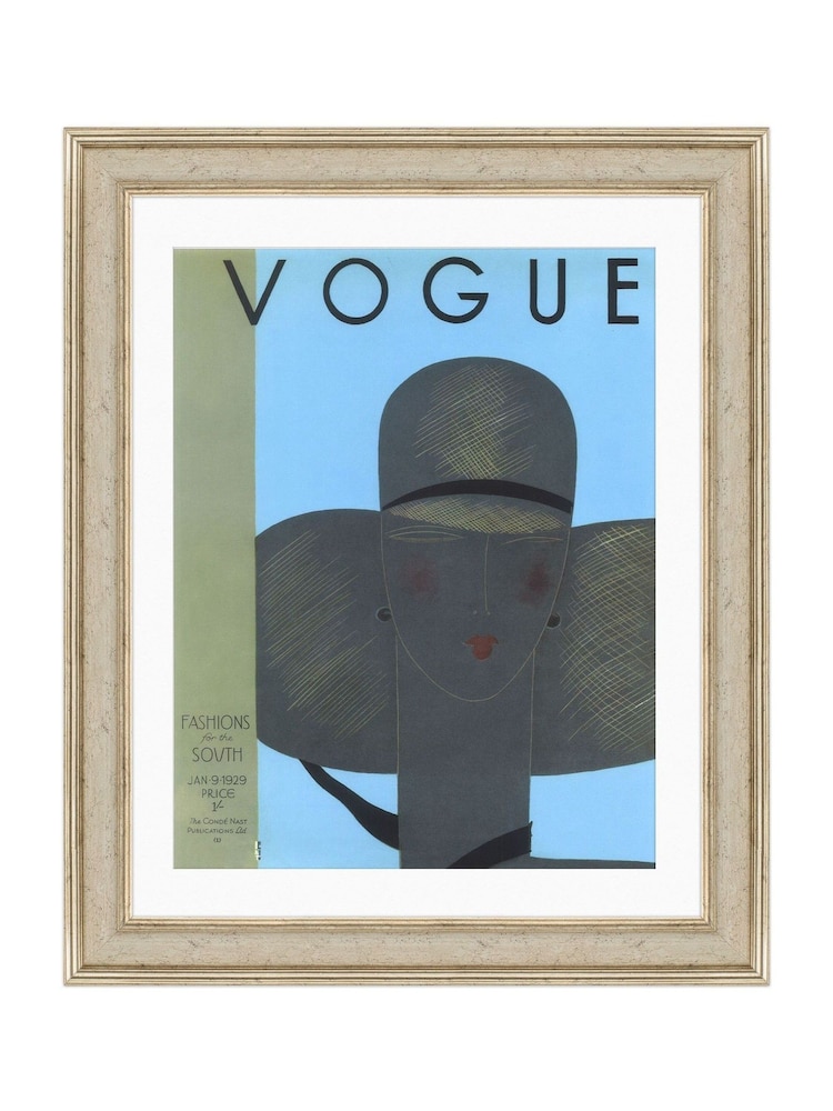 Brookpace Lascelles Multi Hand Made in UK Vogue January 9 1929 Abstract Fashion Framed Wall Art 40 x 50cm - Image 2 of 4 Brookpace Lascelles Multi Hand Made in UK Vogue January 9 1929 Abstract Fashion Framed Wall Art 40 x 50cm - Image 2 of 4