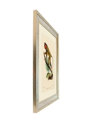 Brookpace Lascelles Cream Mirror Hand Made in UK 'Primate IV' Wall Art in Antique Gold Toned Mirrored Frame  40 x 50cm Wall Art - Image 3 of 4