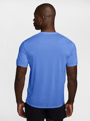 Nike Royal Pulse Blue Miler Breathe Dri-FIT Running T-Shirt - Image 2 of 4