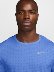 Nike Royal Pulse Blue Miler Breathe Dri-FIT Running T-Shirt - Image 3 of 4