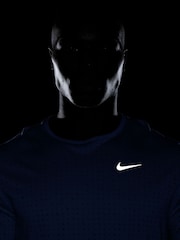 Nike Royal Pulse Blue Miler Breathe Dri-FIT Running T-Shirt - Image 4 of 4