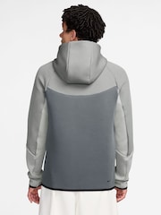 Nike Smoke Grey Tech Fleece Full-Zip Windrunner Hoodie - Image 2 of 3