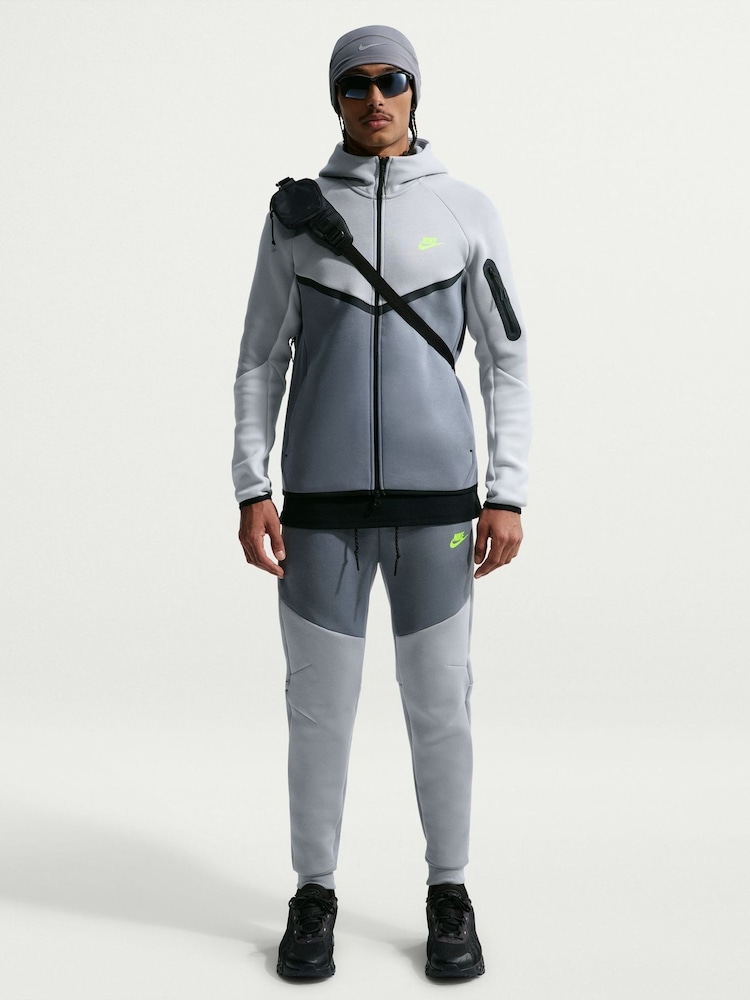 رمادي - سترة بقلنسوة فليس بسحاب Tech من Lyle & Scott - صورة 5 من 5