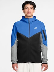 Nike Blue Crystal Tech Fleece Full-Zip Windrunner Hoodie - Image 1 of 3