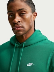 Nike Malachite Green Club Pull Over Hoodie - Image 5 of 5