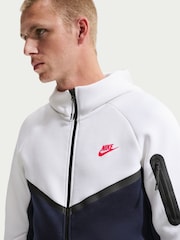 Nike White Tech Fleece Full-Zip Windrunner Hoodie - Image 5 of 6