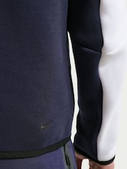 Nike White Tech Fleece Full-Zip Windrunner Hoodie - Image 6 of 6