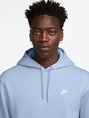 Nike Hydrogen Blue Club Pull Over Hoodie - Image 4 of 4