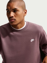 Nike Tattoo Brown Club Crew Neck Sweatshirt - Image 6 of 6
