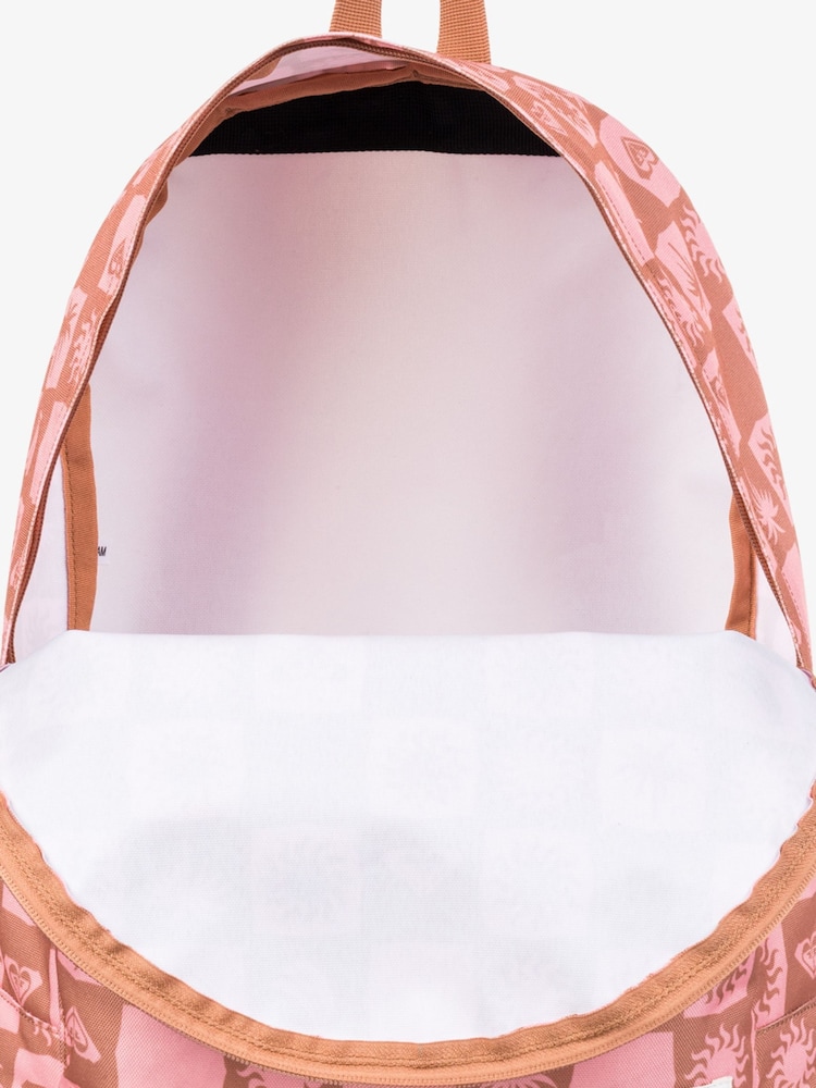 Roxy Sugar Pink Sugar Baby Print Backpack - Image 4 of 4 Roxy Sugar Pink Sugar Baby Print Backpack - Image 4 of 4