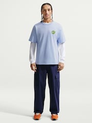 Albastru hidrogen - Tricou larg Nike NSW pentru femei - Imaginea 1 din 5
