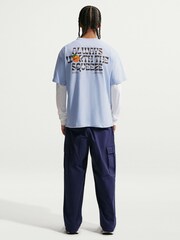 Albastru hidrogen - Tricou larg Nike NSW pentru femei - Imaginea 2 din 5