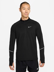 Nike Black Miler Dri-FIT Half Zip Running Top - Image 1 of 3