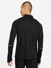 Nike Black Miler Dri-FIT Half Zip Running Top - Image 2 of 3