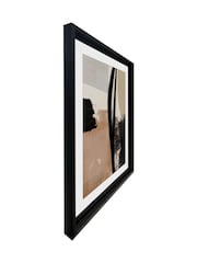 Brookpace Lascelles Natural Black Hand Made in UK'Arrangement I' Abstract Wall Art In A Modern Matte Finish Box Frame 50 x 61cm Wall Art - Image 3 of 4