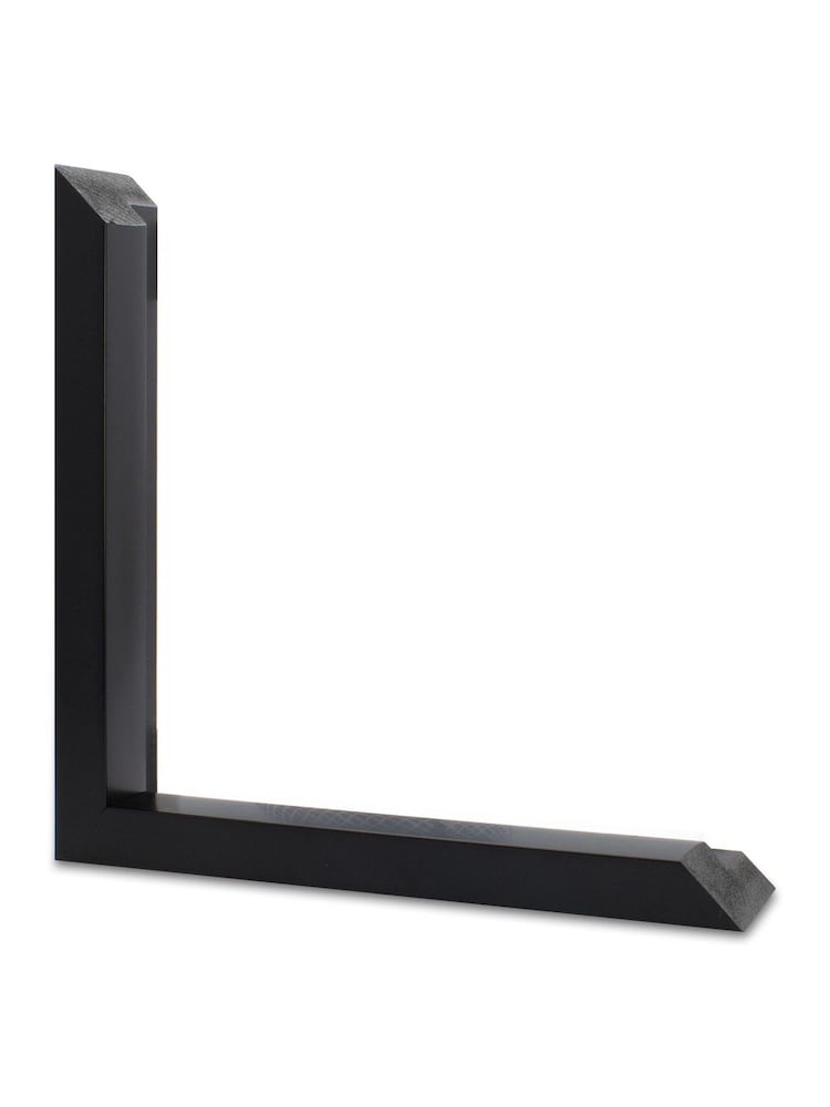 Brookpace Lascelles Natural Black Hand Made in UK'Arrangement I' Abstract Wall Art In A Modern Matte Finish Box Frame 50 x 61cm Wall Art - Image 4 of 4