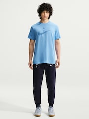 Nike Blue Tottenham Hotspur FC Crest Graphic T-Shirt - Image 1 of 5