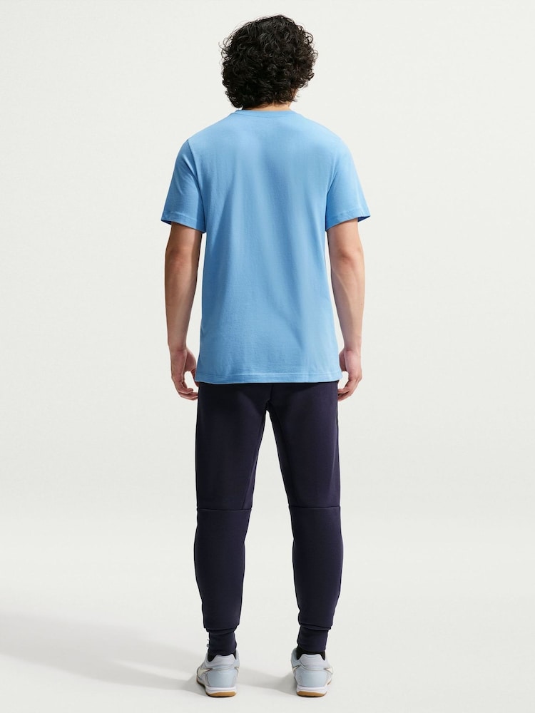 Nike Blue Tottenham Hotspur FC Crest Graphic T-Shirt - Image 2 of 5