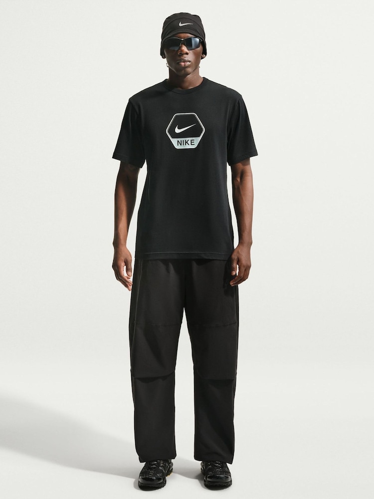 Nike Chrome Black Sportswear Graphic T-Shirt - Image 1 of 5