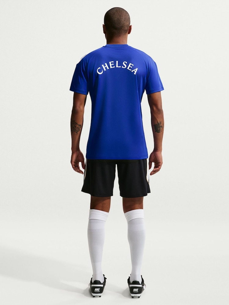 Nike Blue Crystal Chelsea FC Strike T-Shirt - Image 2 of 5 Nike Blue Crystal Chelsea FC Strike T-Shirt - Image 2 of 5
