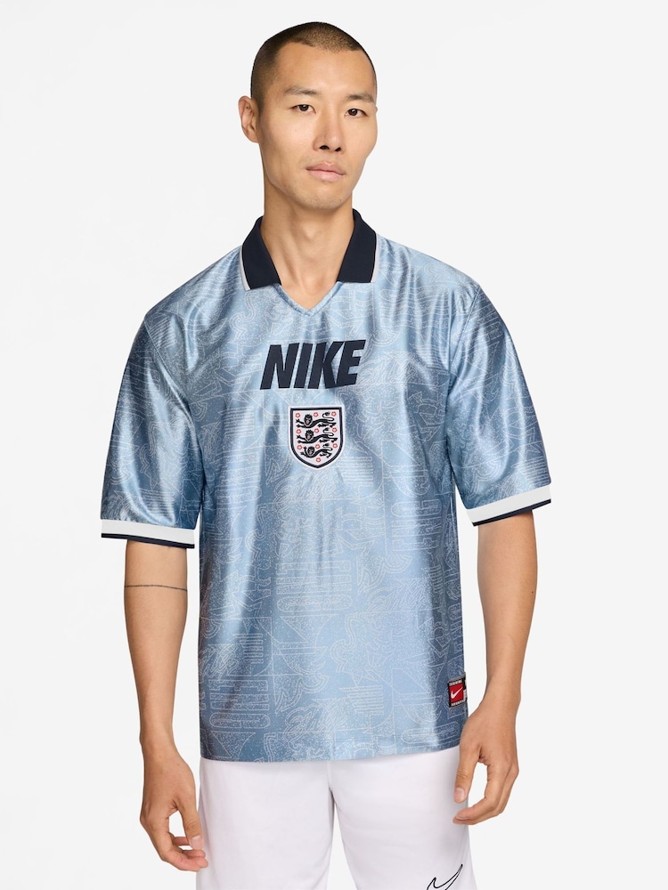 Nike Work Blue England Energy Graphic T-Shirt - Image 1 of 3 Nike Work Blue England Energy Graphic T-Shirt - Image 1 of 3