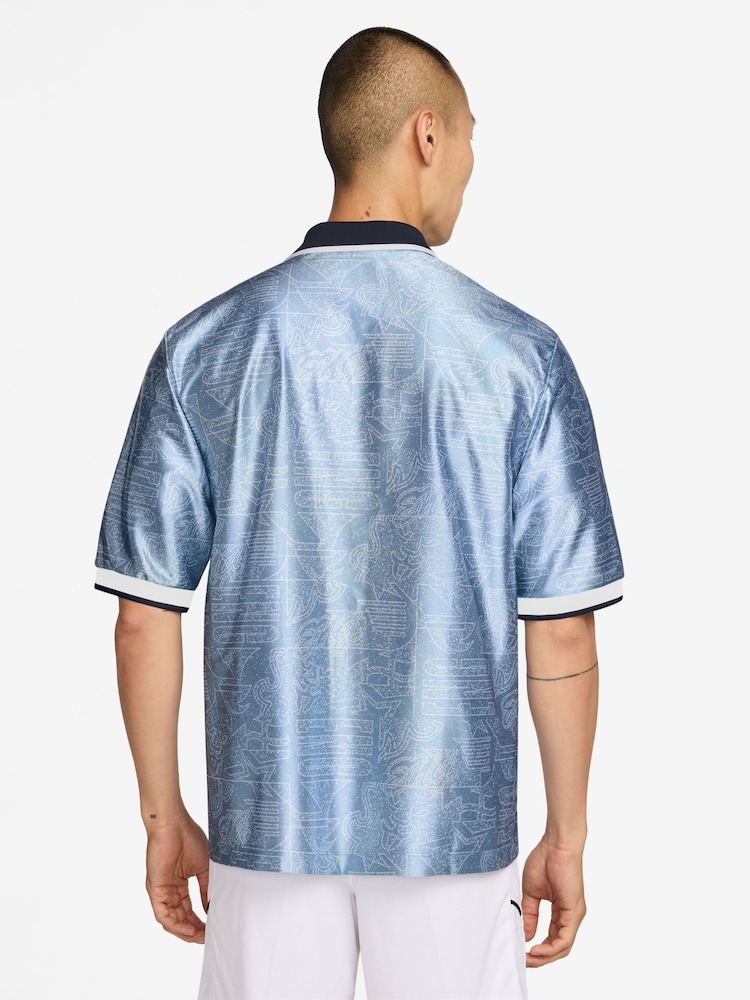 Nike Work Blue England Energy Graphic T-Shirt - Image 2 of 3 Nike Work Blue England Energy Graphic T-Shirt - Image 2 of 3
