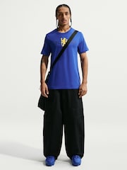 Nike Blue Chelsea FC Crest Graphic T-Shirt - Image 1 of 5