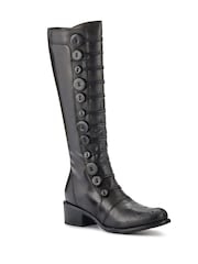 Jones Bootmaker Black Andreea Leather Long Boots - Image 2 of 5