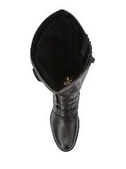 Jones Bootmaker Black Andreea Leather Long Boots - Image 4 of 5