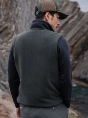 Verde - Sealskinz Wreningham Mens Polar Fleece Gilet - Imagem 2 de 6