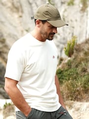 Sealskinz Cream Illington Mens Cotton Graphic T-Shirt - Image 2 of 6