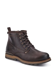 Jones Bootmaker Brown Ealing Leather Ankle Boots - Image 2 of 5