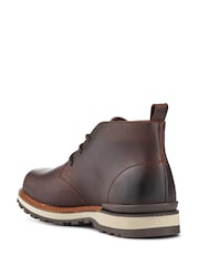 Jones Bootmaker Brown Darrel Grippy Leather Ankle Boots - Image 4 of 5