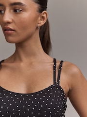 Polka Dot Active Power Cross Back Sports Bra - Image 6 of 9