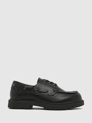 Schuh Lance Boat Black Shoes - Image 1 of 4