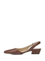 Naturalizer Banks Wide Fit Slingback Brown Shoes - Image 2 of 7