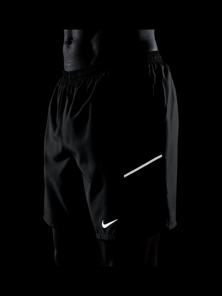 Nike Smoke Grey Miler Dri-FIT 7 Inch 2-In-1 Running Shorts - Image 5 of 5