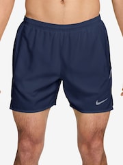 Nike Midnight Navy Miler Dri-FIT 5 inch Brief-Lined Running Shorts - Image 1 of 4