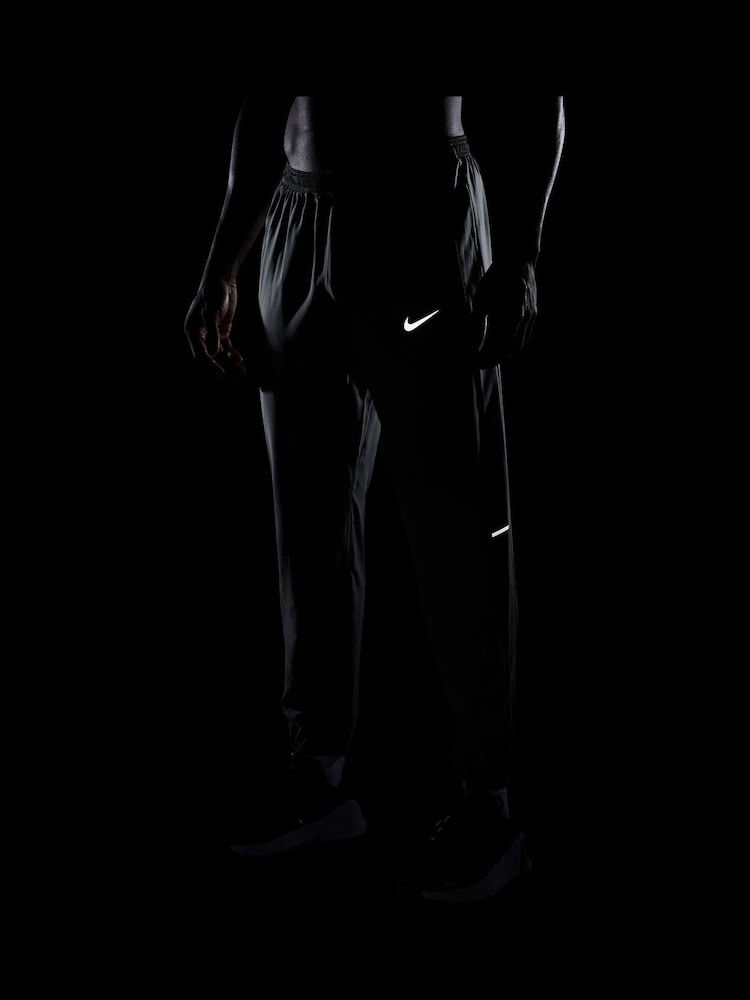 Nike Smoke Grey Miler Dri-FIT Running Joggers - Image 4 of 4 Nike Smoke Grey Miler Dri-FIT Running Joggers - Image 4 of 4