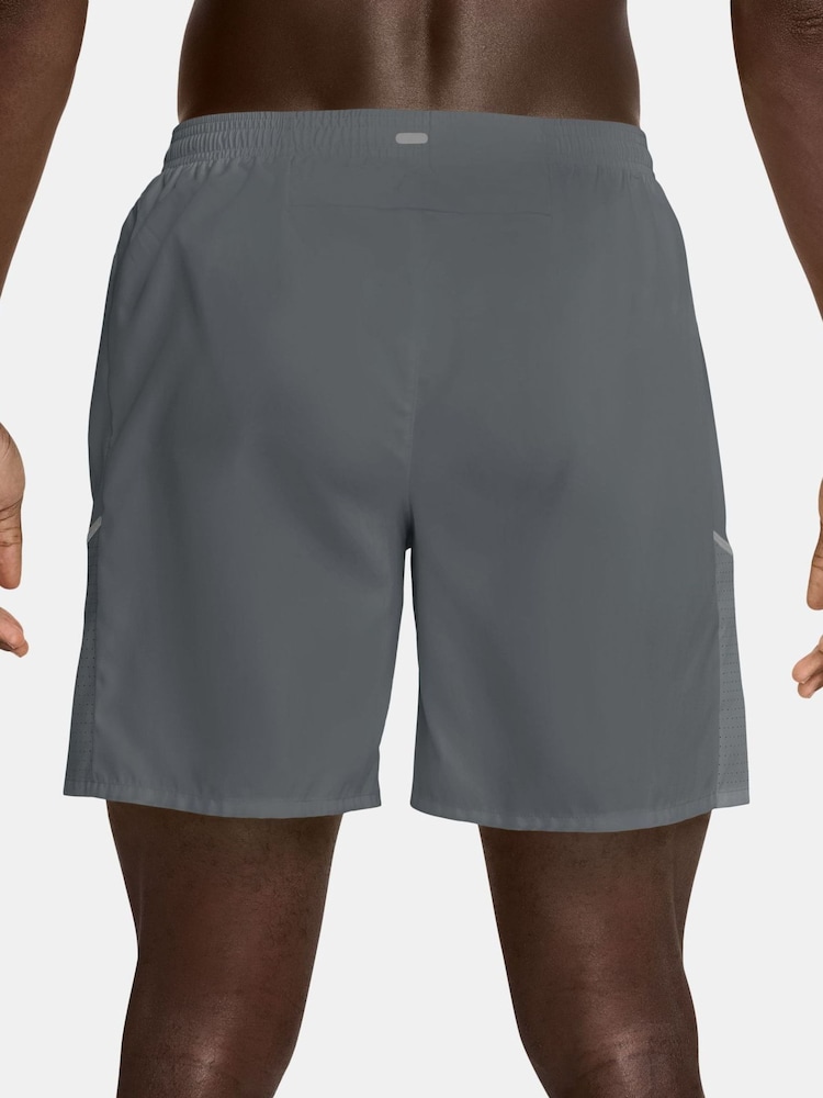 Nike Smoke Grey Miler Dri-FIT 7 Inch Unlined Running Shorts - Image 2 of 5