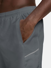 Nike Smoke Grey Miler Dri-FIT 7 Inch Unlined Running Shorts - Image 4 of 5