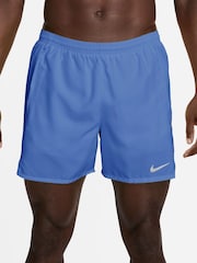 Nike Royal Pulse Blue Miler Dri-FIT 5 Inch 2-in-1 Running Shorts - Image 1 of 5