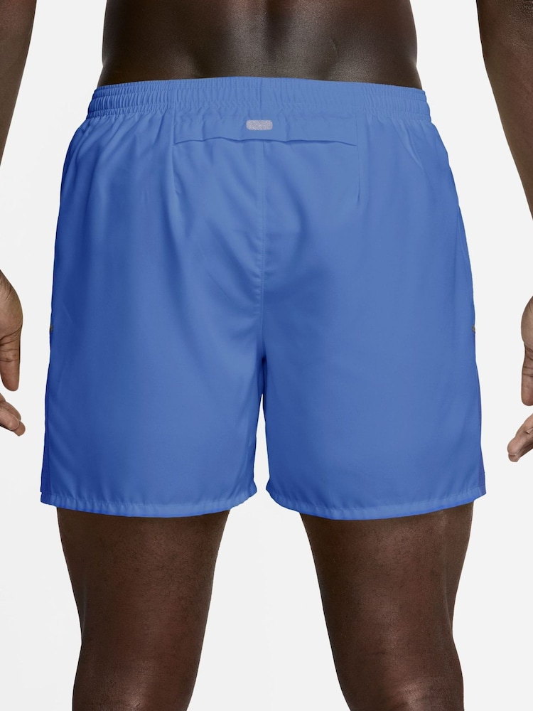 Nike Royal Pulse Blue Miler Dri-FIT 5 Inch 2-in-1 Running Shorts - Image 2 of 5