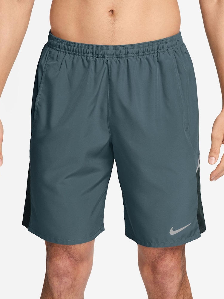 Nike Mineral Slate Miler Dri-FIT 9 Inch Unlined Running Shorts - Image 1 of 5