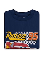 Character Blue Disney Cars Lightning McQueen T-Shirt - Image 6 of 6