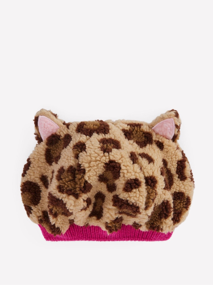Boden Brown Novelty Beret Hat - Image 1 of 3 Boden Brown Novelty Beret Hat - Image 1 of 3