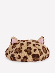 Boden Brown Novelty Beret Hat - Image 2 of 3