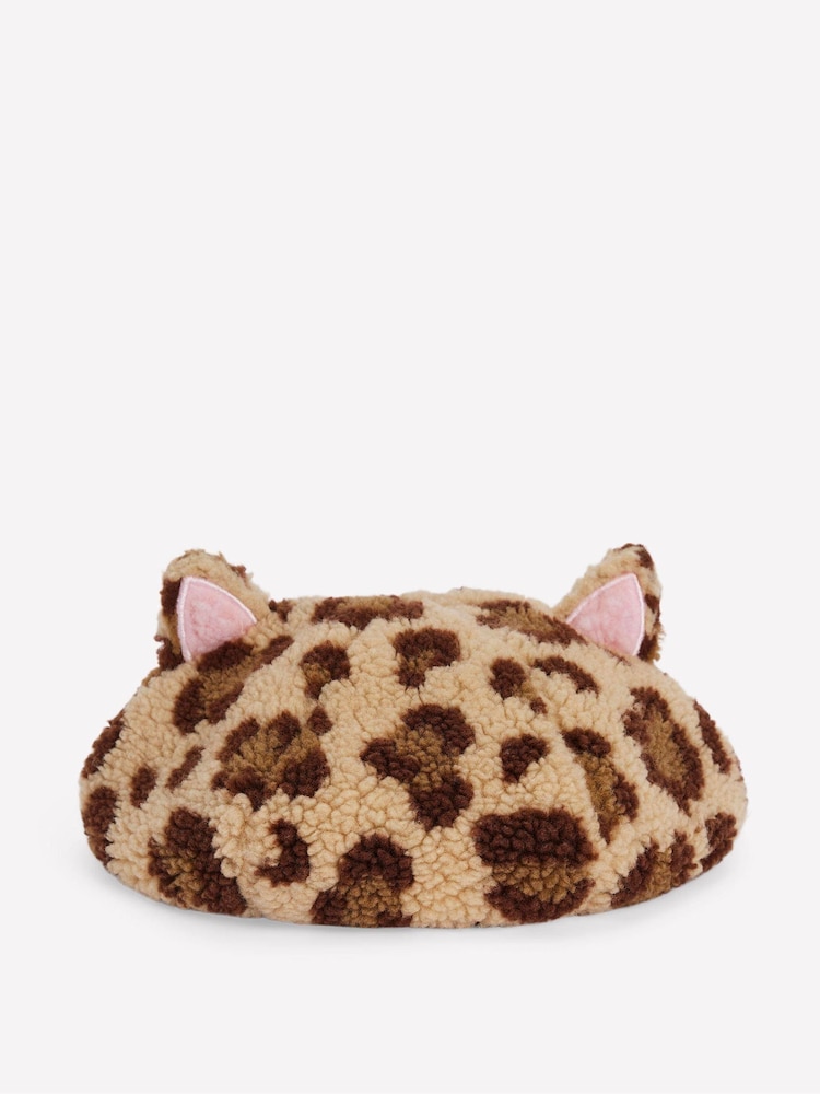 Boden Brown Novelty Beret Hat - Image 2 of 3