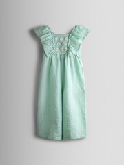 JoJo Maman Bébé Blue Jumpsuit - Image 1 of 3